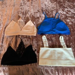 Urban outfitters seamless bralette bundle large
